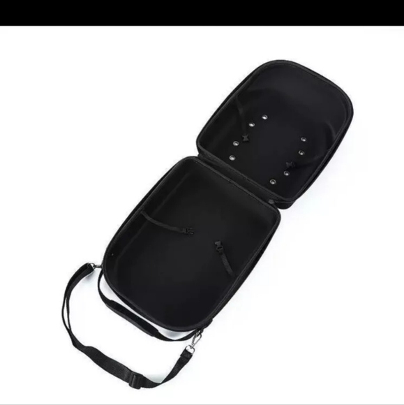 Baseball Cap Carrier Box Travel Case for Hats Caps Fits 6 Hats with Zipper Black - Picture 6 of 8